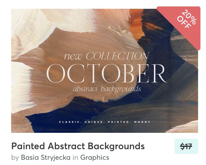 Painted Abstract Background